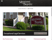 Tablet Screenshot of mastseglaw.com